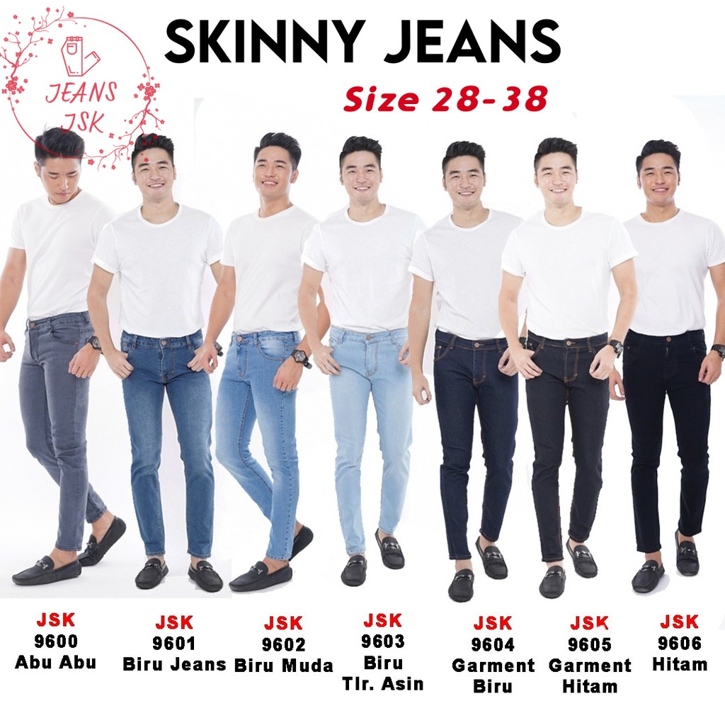 Celana Jeans Pria Denim Skinny Big Size Cowok JSK JEANS
