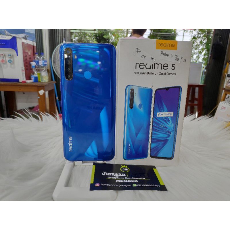 Realme 5 Ram 4GB Internal 128GB 4/128GB Second Seken Bekas Bergaransi