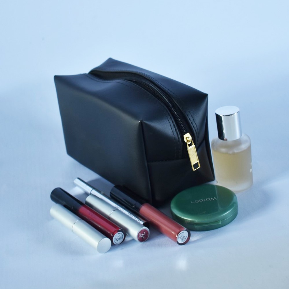 Pouch Kosmetik Murah Cantik / Travel Makeup Pouch Black