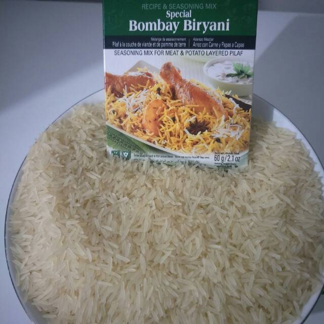 

Paket Hemat beras bumbu Nasi Biryani dan mandhi