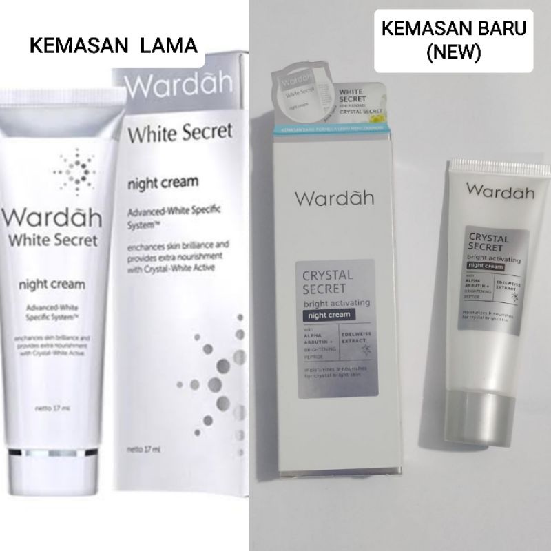 WARDAH CRYSTAL SECRET NIGHT CREAM 15ML