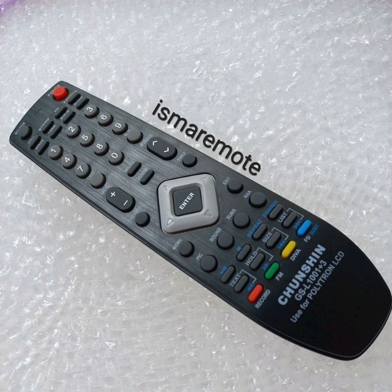 REMOTE REMOT TV MULTI LCD LED POLYTRON GS-L1001+3 CHUNSHIN