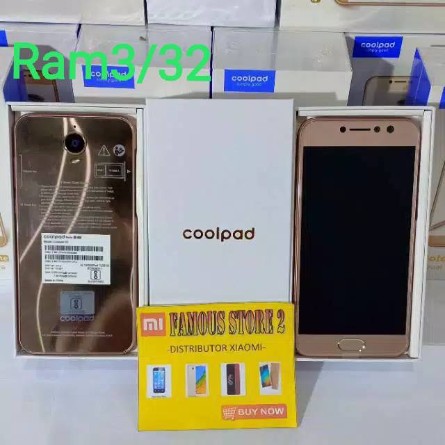 COOLPAD NOTE 6 LITE DUAL CAMERA RAM 3/32 GOLD