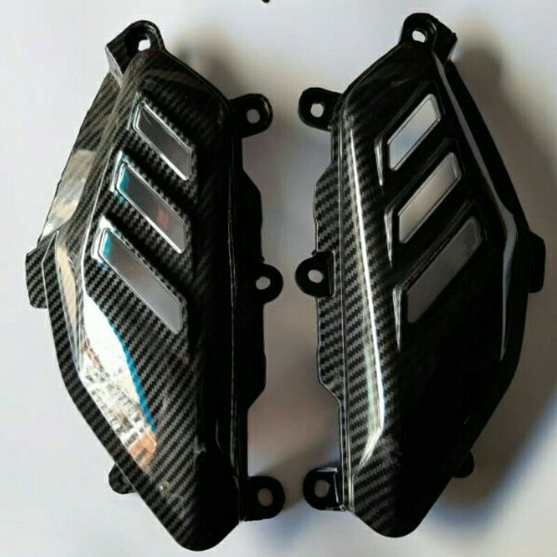 Cover Body/Pijakan body Nmax Karbon Lampu Led Pijakan Body Samping Nmax Karbon Zoro Lampu Led