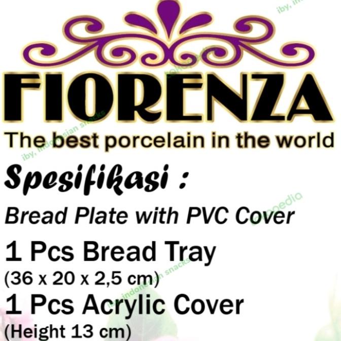 Tempat Roti Fiorenza Keramik/ Wadah Roti Keramik