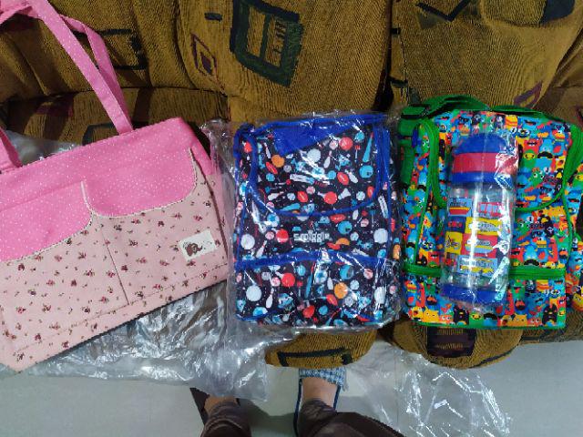 Smiggle Lunch Bag/strap Lunch Bag/tas Makan Anak Playgroup/
