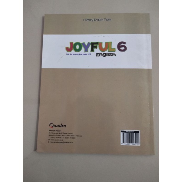 Bahasa Inggris Kelas 6 Quadra Joyful English