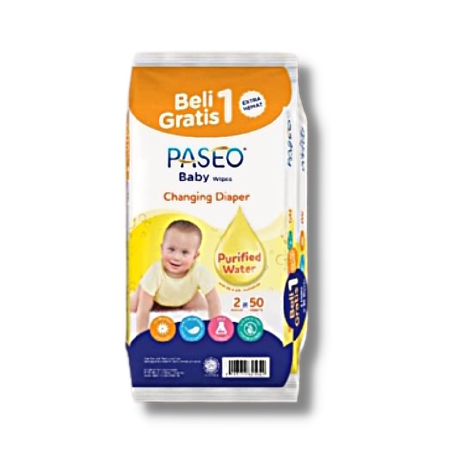 Paseo Baby Wipes With Chamomile Extract Buy 1 Get 1