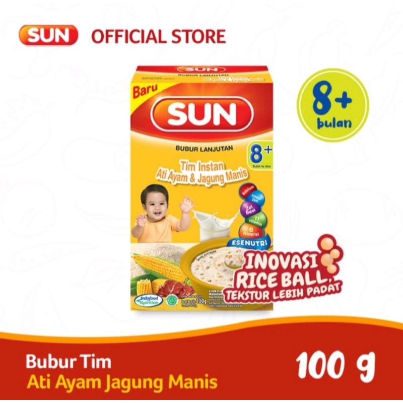 

SUN BUBUR INSTAN ATI AYAM JAGUNG MANIS8+
