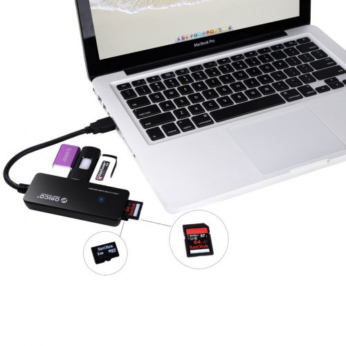 Orico usb hub 3.0 + Card reader H3TS-U3