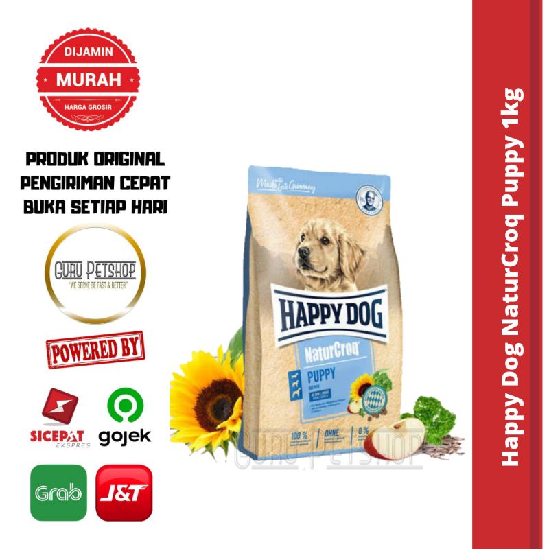 Makanan Anjing Happy Dog NaturCroq Puppy 1kg Freshpack / Natur Croq Pu