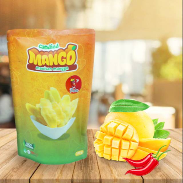 

Makanan cemilan cemillan candied mango manisan mangga