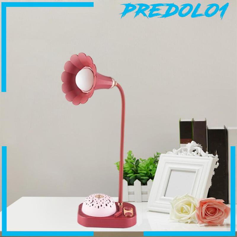 (Predolo1) Lampu Meja Led Kecerahan Adjustable Untuk Kamar Tidur