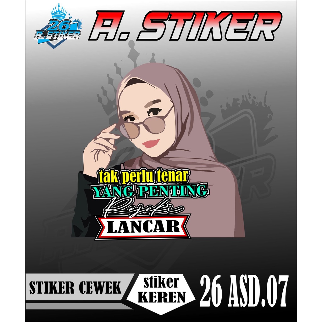 stiker cewek stiker mobil stiker truk stiker motor stiker variasi mobil