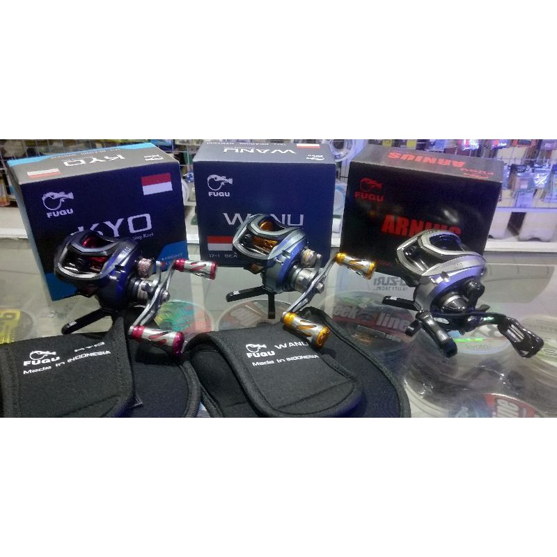 REEL BC FUGU ARNIUS; KYO; WANU; TARU HANDLE KIRI