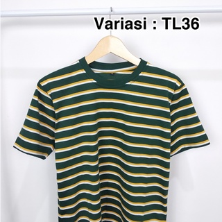 13 Warna Lengan Pendek Grosir Ecer Baju Kaos Stripe 13 Warna Lengan Pendek Grosir Ecer Baju Kaos Stripe