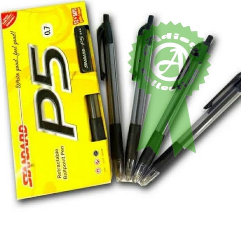

Pulpen Standard P5 0.7mm Hitam /pcs