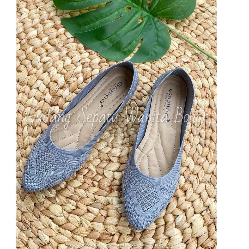 Gratica Sepatu Wanita Flat Shoes Rajut MARION 92 ➻ 77