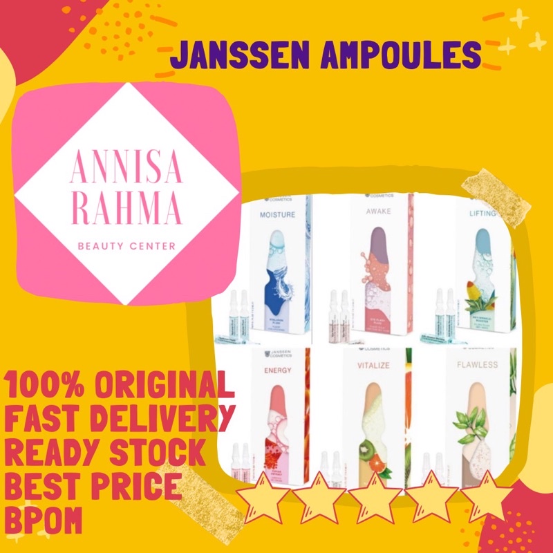 Jual Janssen Cosmetic Ampoule Ampul Ampoules Flawless Intense Vitalize Moisture Lifting Purify