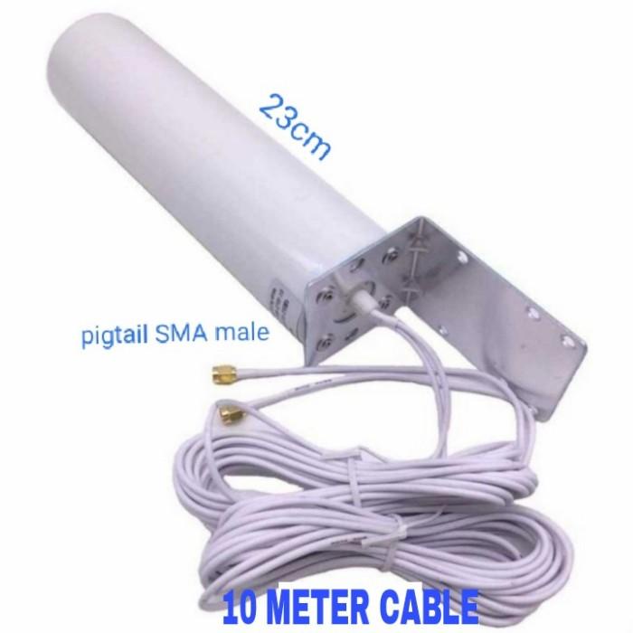 antena omni 360 antena router WiFi, antena modem 23cm 5M