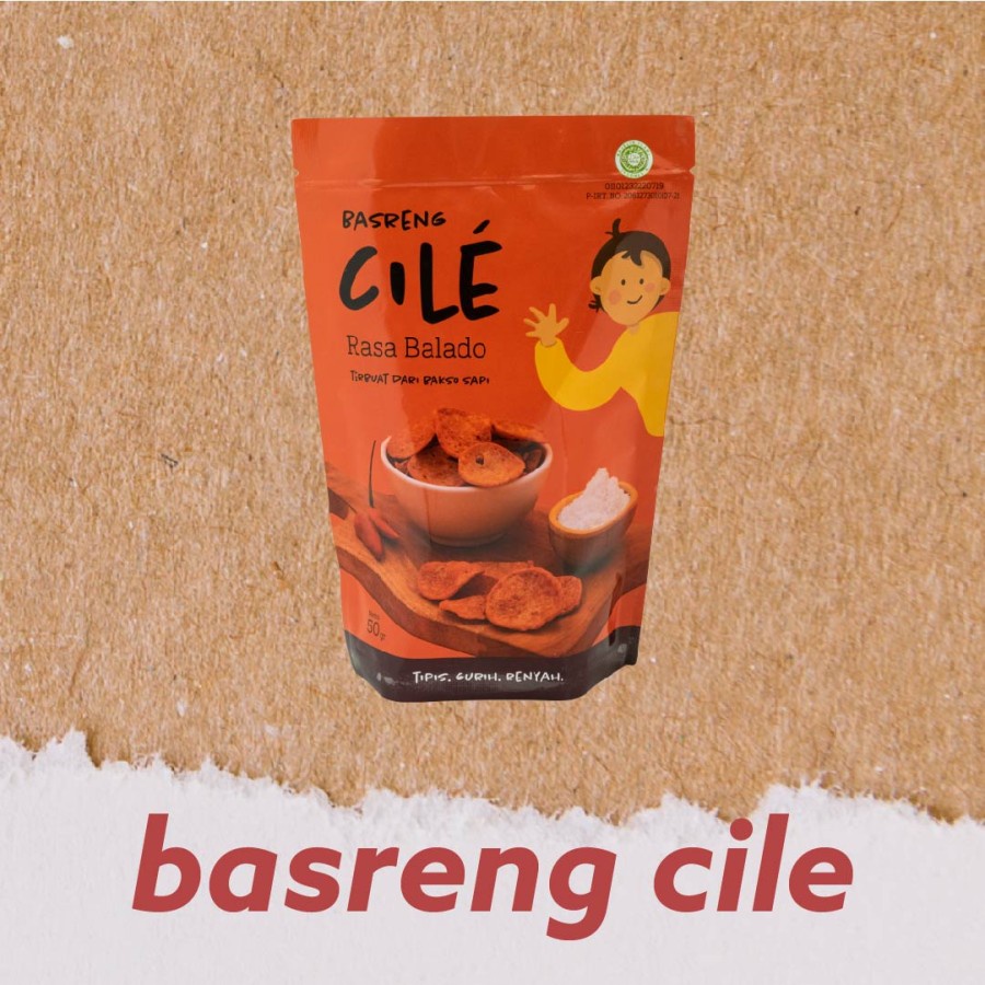 

Cihampelas - Basreng Cile Rasa Balado (120gr)