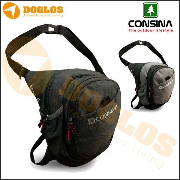 Consina Eagle Tas Thigh Bag paha pinggang travel pouch gadget pocket