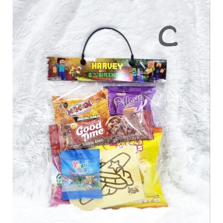 

PAKET C / Paket Snack Ulang Tahun / Snack ulang tahun / souvenir birthday