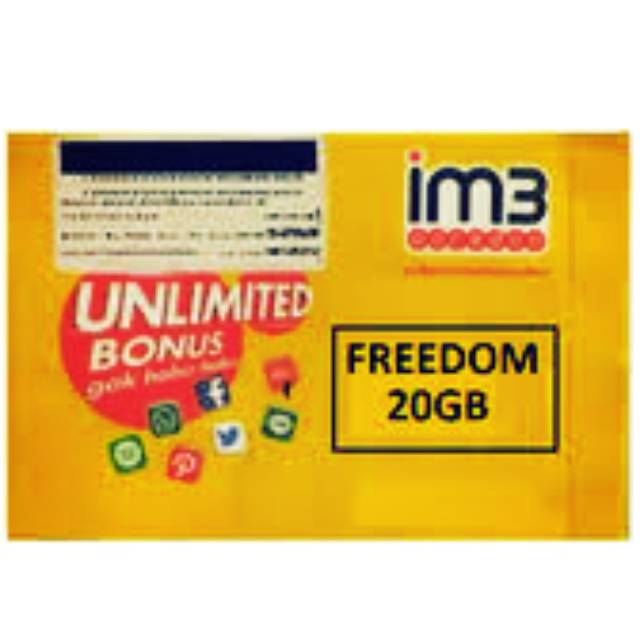(COD)kartu paket Indosat