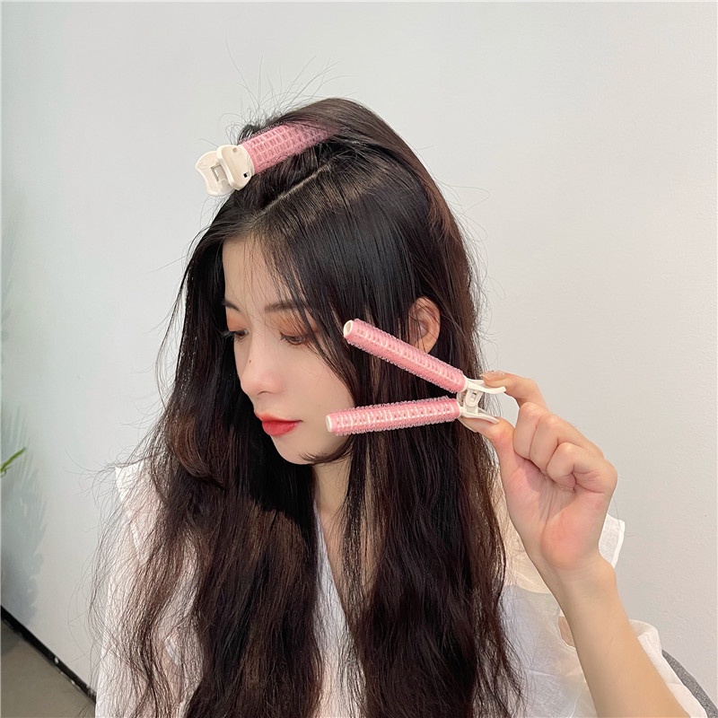 1PC Ins Hair Root Fluffy Artifact Hairclip Head Curling Bangs Hairpin