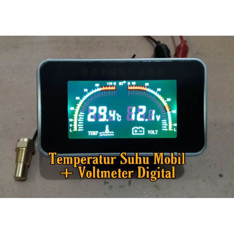 Pengukur Suhu Mesin Mobil dan Adapter Selang Radiator