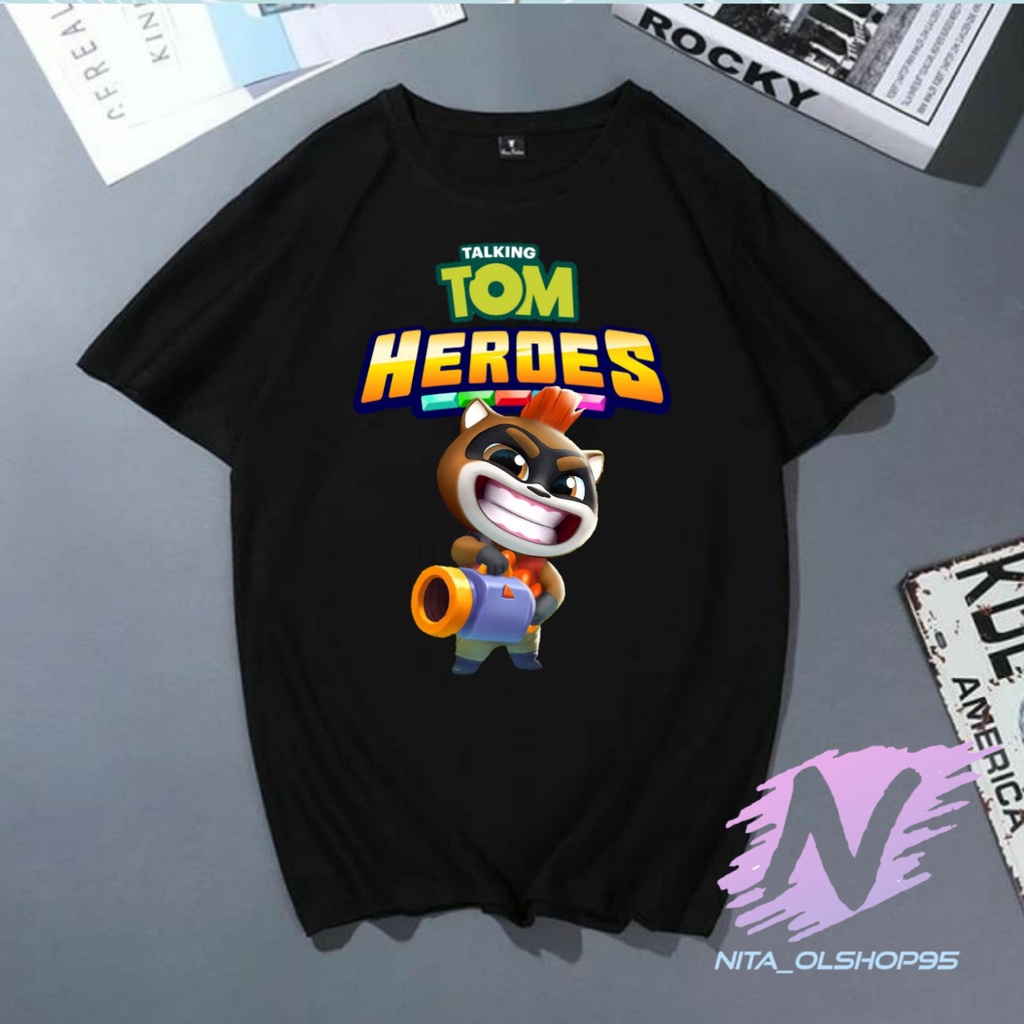 KAOS ANAK MY TALKING TOM HEROES