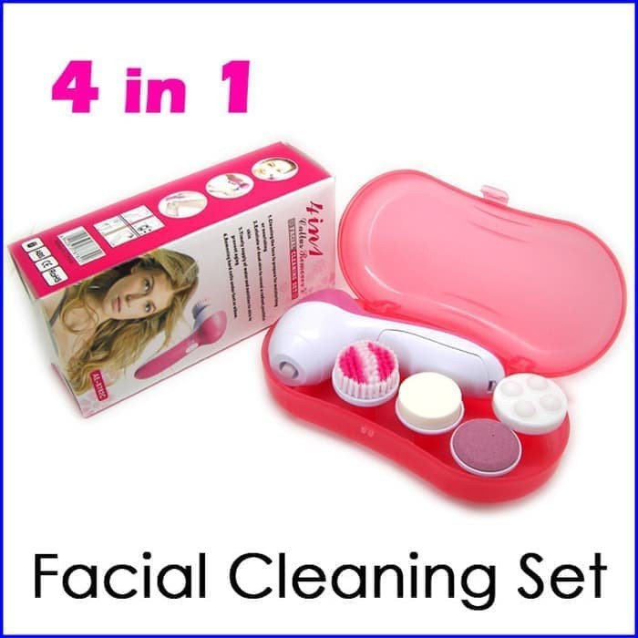 Facial Cleaning 4 in 1 /Facial 4 In 1 Pemijat &amp; Pembersih Wajah