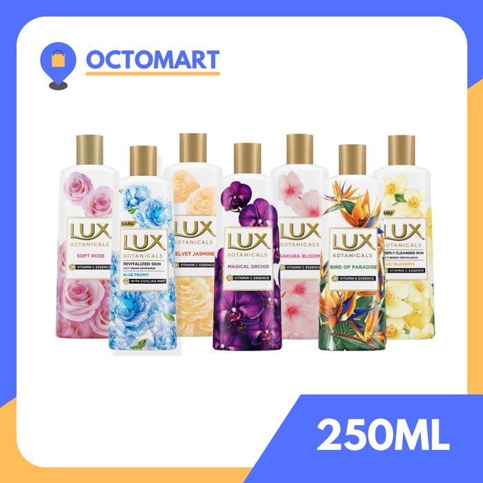 LUX Sabun Mandi Cair Botol 250ML Bodywash Body Wash Pembersih Badan Botol Sakura Bloom / Magical Orc
