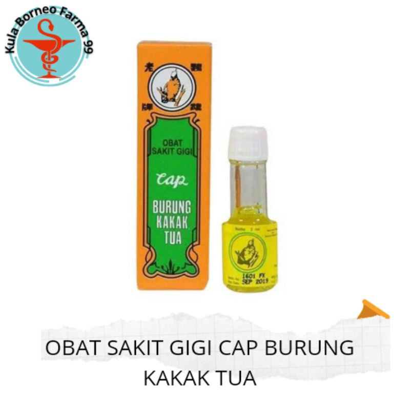 Obat Sakit Gigi Cap Burung Kakak Tua