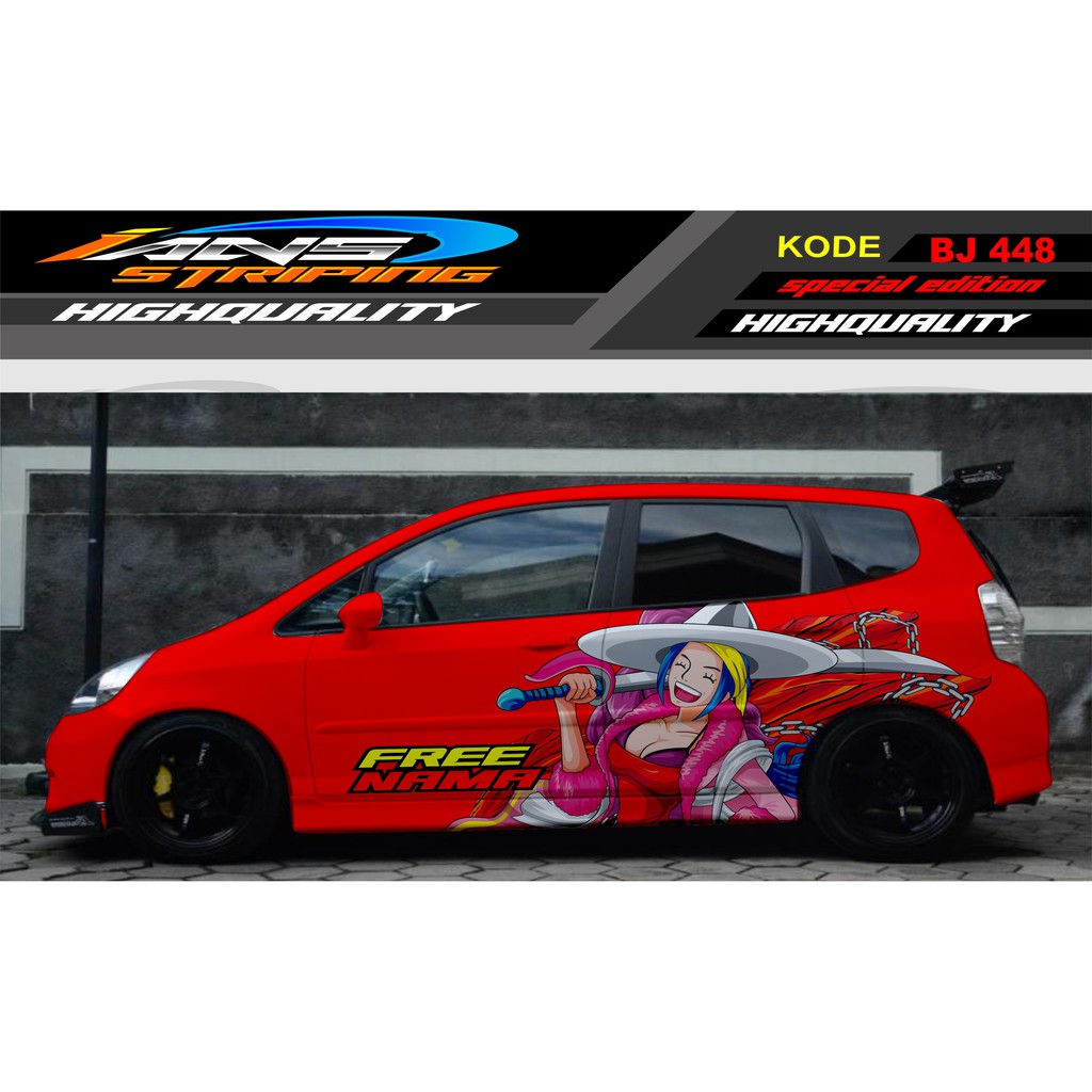 VARIASI STICKER MOBIL JAZZ, BRIO, AGYA , SWIFT / DECAL STICKER MOBIL JAZZ / STIKER MOBIL ANIMASI