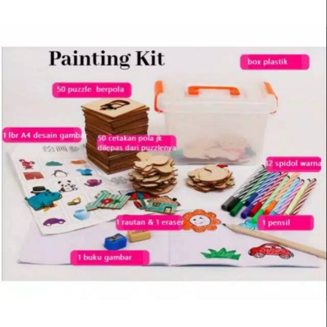 

PAINTING KIT alat bantu menggambar melukis