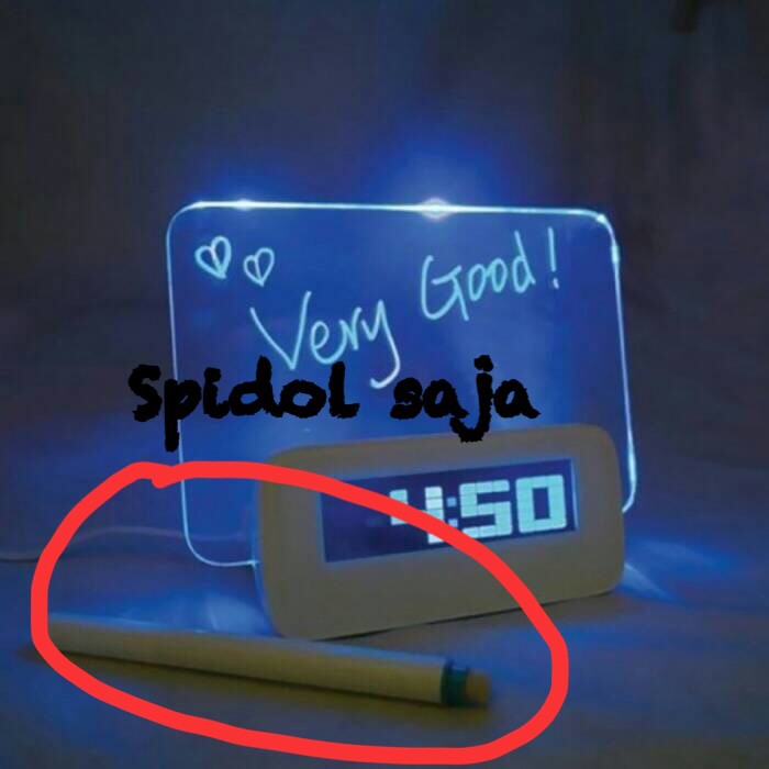 spidol refill jam digital memo led