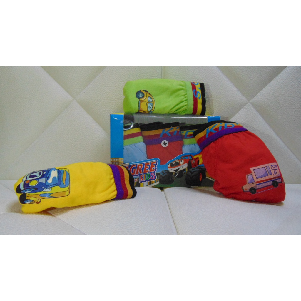 SS - 3Pcs CD Anak Cowok Agree Kids AG-207 / Celana Dalam Anak Laki laki Halus Berkwalitas