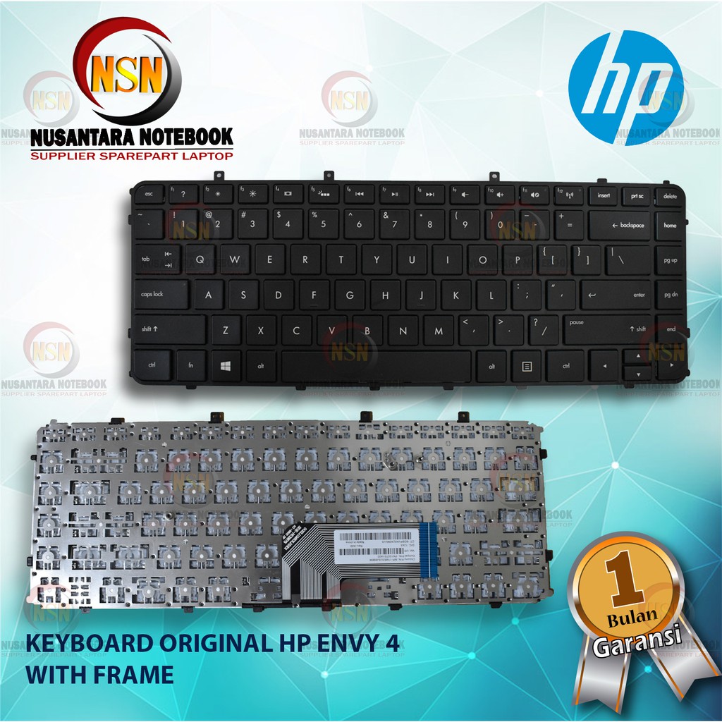 Keyboard Original Laptop HP Envy 4 With Frame