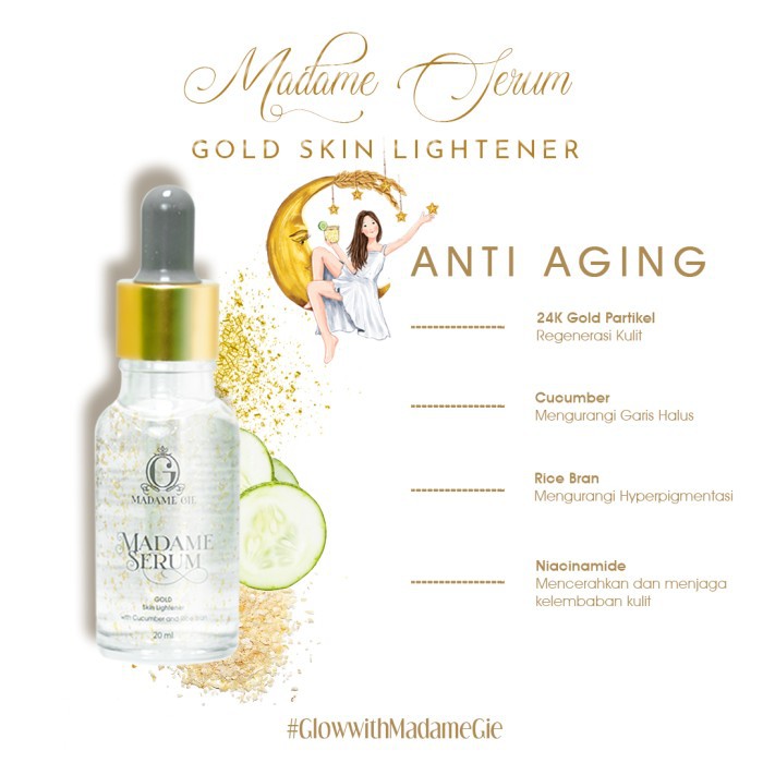 MADAME GIE / MADAME GIE SERUM - SKIN CARE FACE SERUM GOLD MADAME GIE