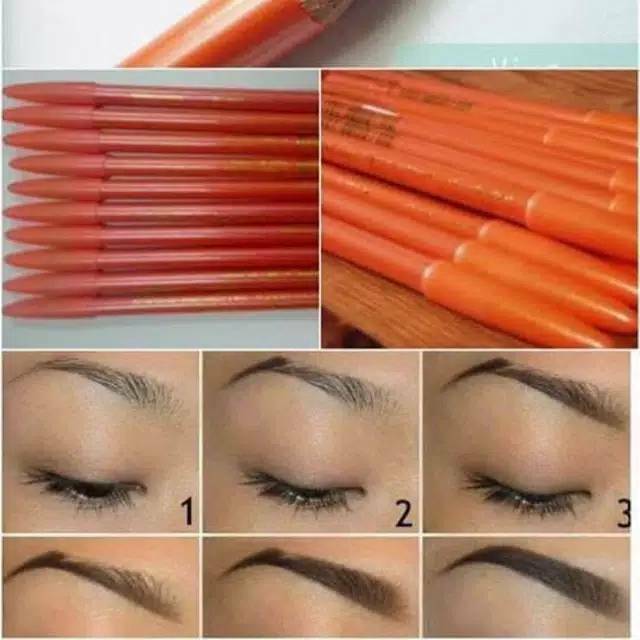 

(Lusinan dapat 12 pcs) pensil davis coklat&hitam