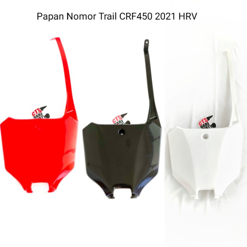 Plat Cover Papan Nomor Nomer Depan CRF 450 R 2021 HRV