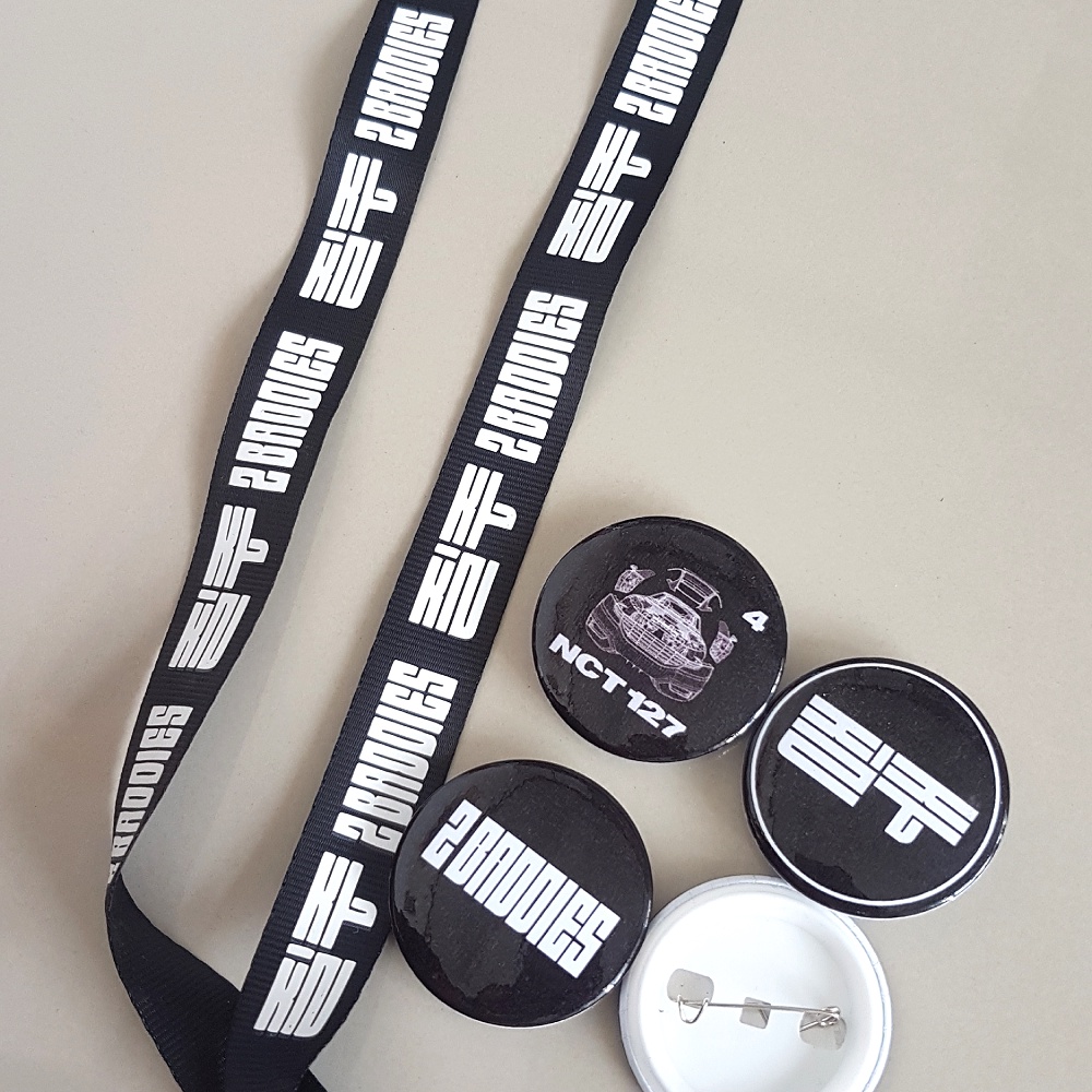 NCT 127 2 BADDIES LANYARD PIN BUTTON