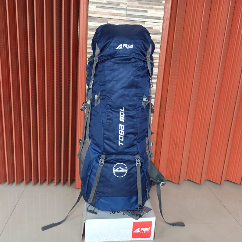 Tas Carrier Rei Toba 80L Tas Gunung Rei Original