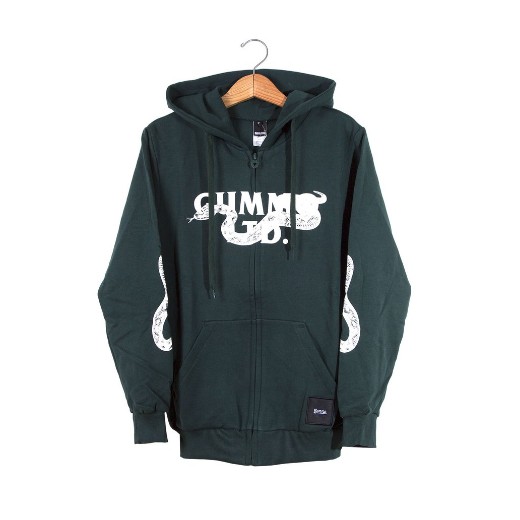 Gummo Zipper ZH SNAKE TYPE DARK GREEN