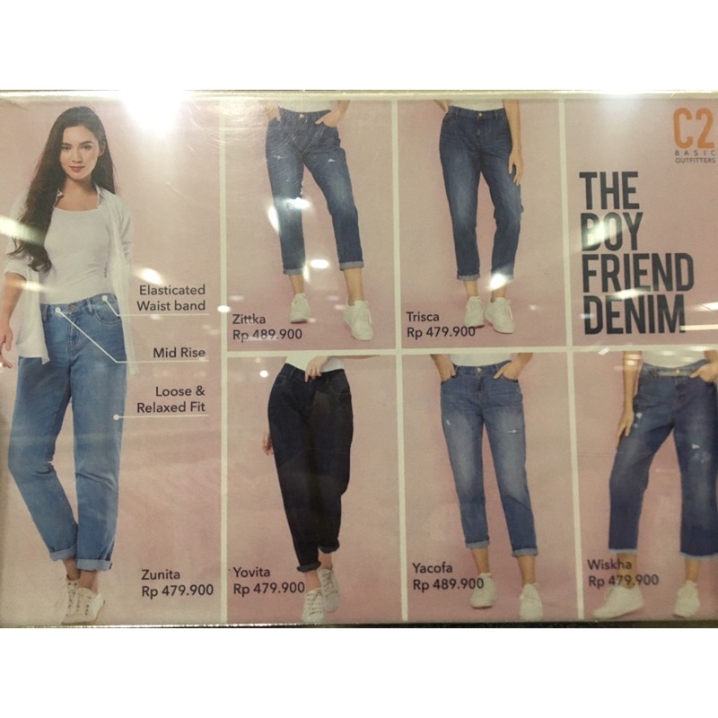 jeans boyfriend C2 1000% ORIGINAL