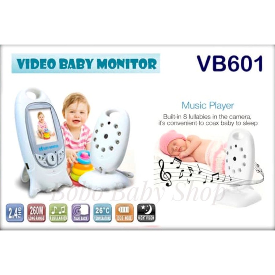 NEW Color Video Baby Monitor VB601 Night Vision 2.0 Inch - 2 Way Talk