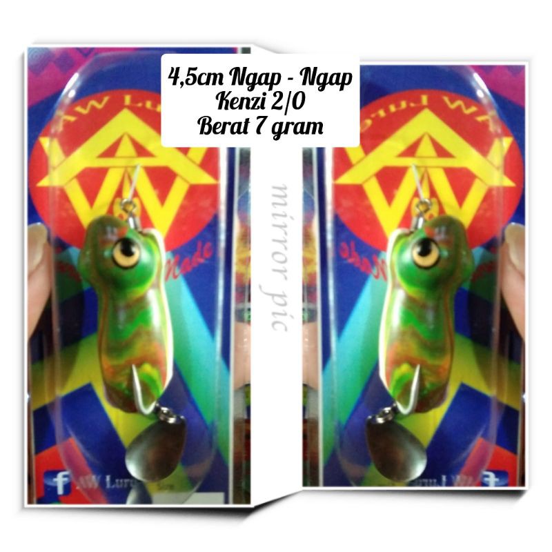 Umpan Casting Soft Frog AW LURE