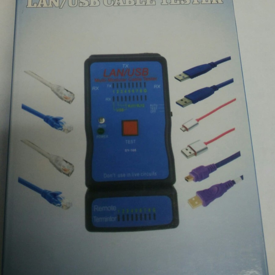 Lan - USB Cable Tester SY-168 - LAN Tester - USB Tester