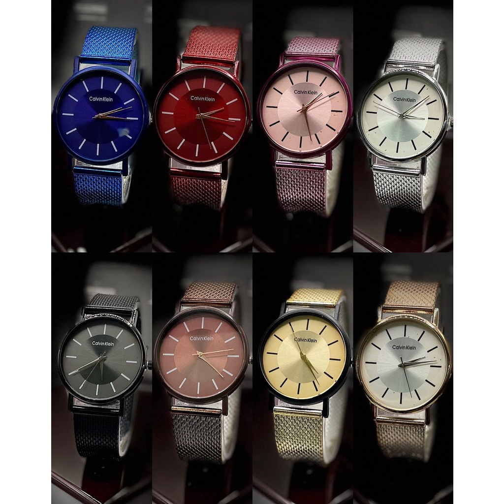 Jam Tangan Wanita K8181Z Tali Karet Pasir Free Box &amp; Baterai